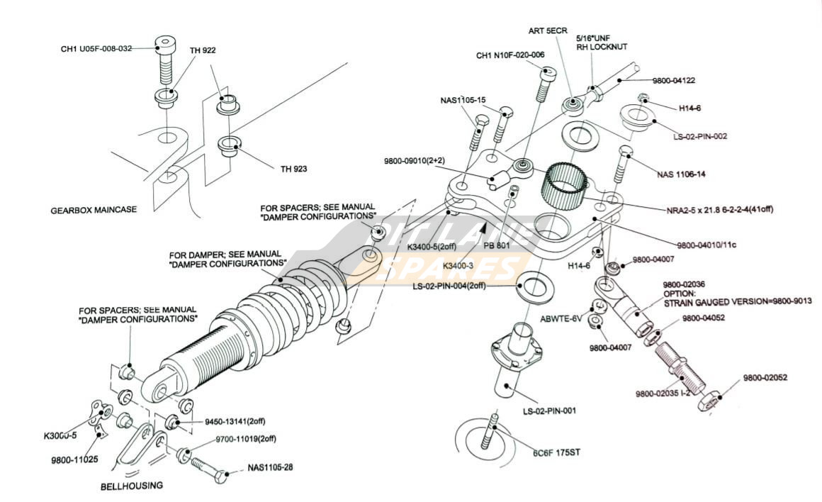 REAR ROCKER ASSEMBLY Diagram